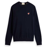 SCOTCH AND SODA The Free Spirit Peace Bird Crewneck Sweater at Gravity NYC